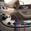 80W Multi-Port PD & QC3.0 Car Cigarette Lighter Charger, 3 Type-C Fast Charging Converter, 12V/24V Universal.