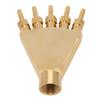 Adjustable Phoenix Tail Scattering Fountain Nozzle All Copper Phoenix Tail Fountain Nozzle