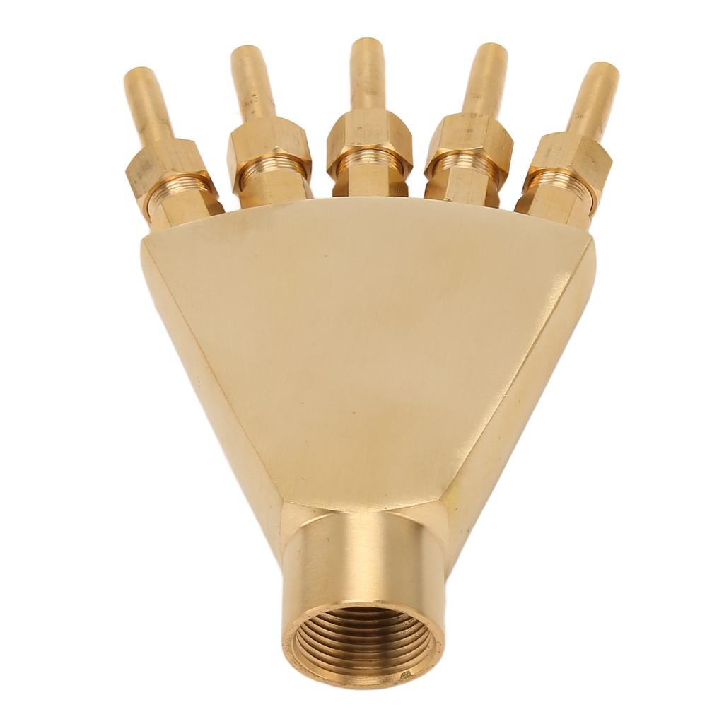 Adjustable Phoenix Tail Scattering Fountain Nozzle All Copper Phoenix Tail Fountain Nozzle
