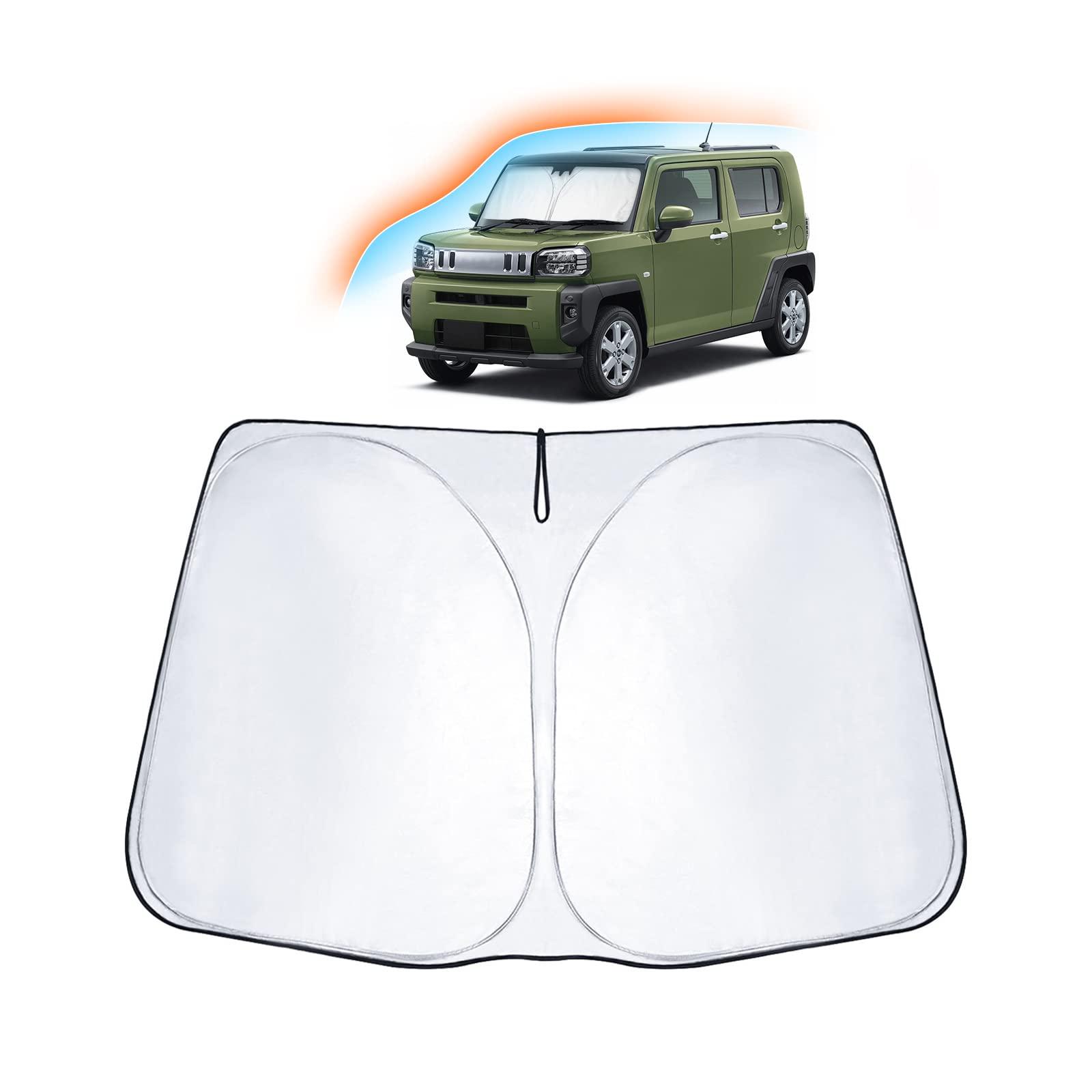 

SKTU Daihatsu Taft Sunshade for Taft Sun Heat UV Easy Convenient Taft Custom Part LA900S/LA910S Windshields, Protection, Protection, Protection,