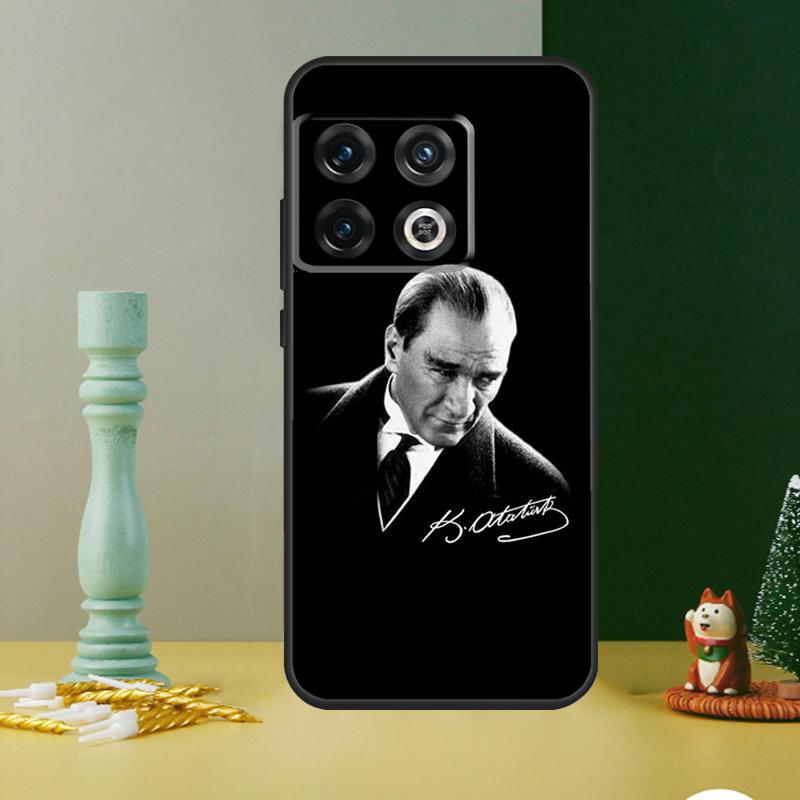 Mustafa Kemal Atatürk Signature Phone Case For OnePlus 13 13R 12 12R 11 9 10 Pro 8T 9RT 10T 10R Nord 4 CE 2 3 Lite N20 N30