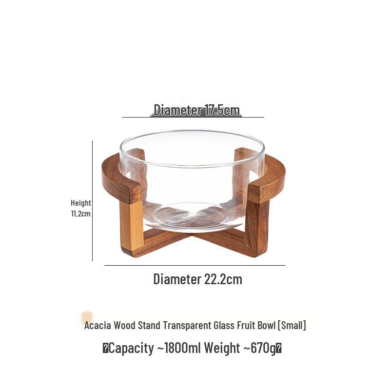 Japanese Glass Fruit & Salad Plate for Home