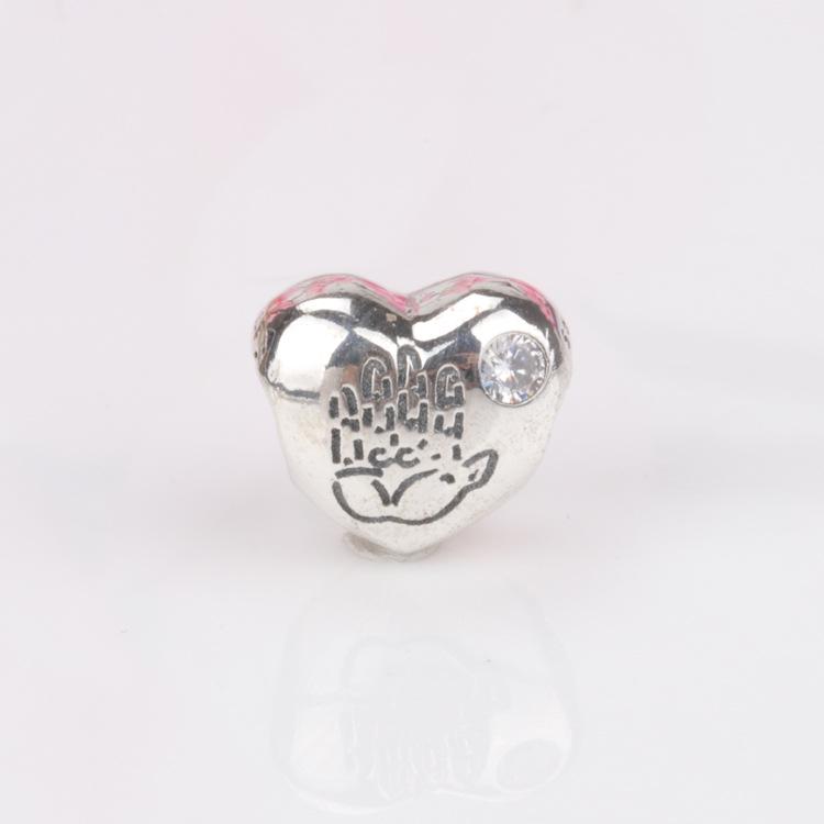 Pan Jia DIY Heart-shaped Palm Beads Jewelry Accessories - European  American Style