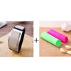 Garlic Mud Artifact 304 Stainless Steel Garlic Mortar Household Kitchen Utensils Stirring, Smashing and Smashing Garlic Ring Garlic Press