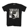 Camiseta de Algodón 100% para Hombre Estampado Rock Band Nirvana Estilo Hiphop Y2k Camiseta Gráfica Unisex Cuello Redondo Manga Corta Streetwear Camisa para Mujer