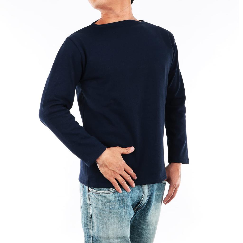 Saint James 2503 MARINE XS Cut and Sew Top GUILDO/SOLID Women's (Product Code 2503)