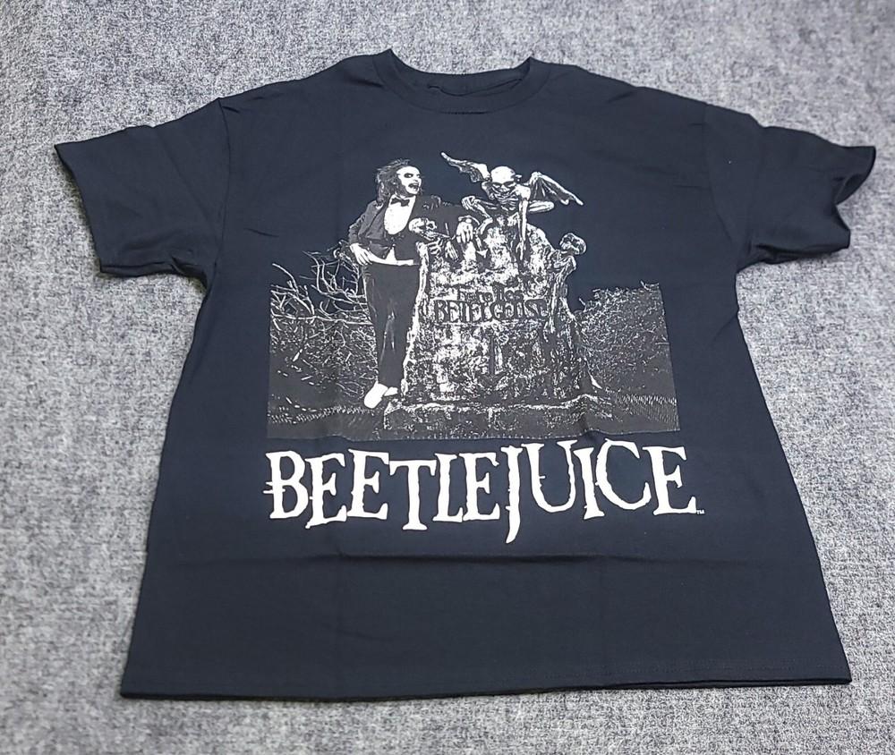 Beetlejuice Sandworm Graphic Print T Shirt Size XL Horror Movie 80s Unisex T-Shirt S