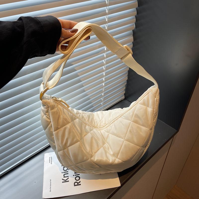 Underarm Bag, Pleated Tote Bag, Large-capacity Single-shoulder Bag, Casual and Lightweight Handbag