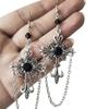 European Gothic Harajuku Cross Chain Earrings for Halloween