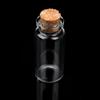 Newest Smooth Transparent Mini Cork Stopper Glass Bottle Glass Craft Containers Mini Messages Jar