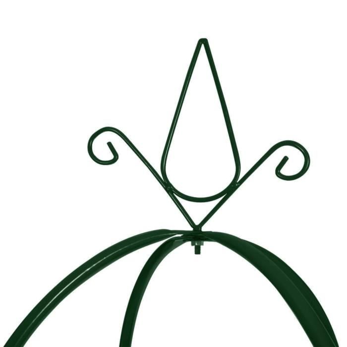 VidaXL Arche de jardin en forme de tour 2 pcs