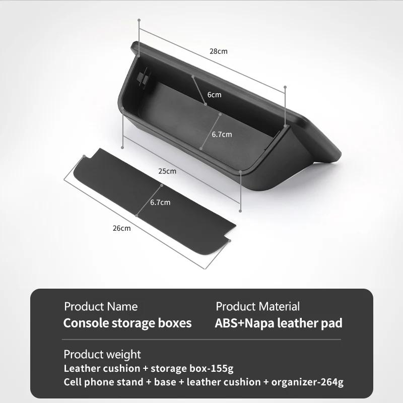 2025 Hot For BMW 5 Series G30 G38 Car Dashboard Console Storage Box Stowing Tidying Auto Dash Organizer Glasses Phone Holder Acc