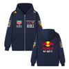 Red Bull F1 Team Zipper Hoodie Verstappen Formula 1 Racing Zipper Sweatshirt Men Women Casual Pullover