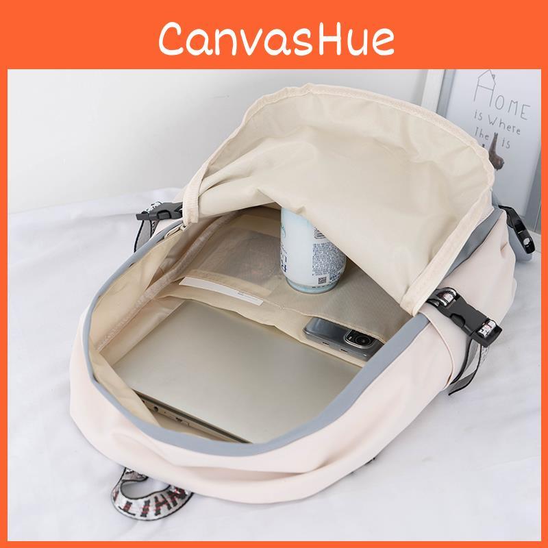 Large Capacity Ins Cool School Bag For Junior High School Boys Workwear Style Backpack For Girls Japanese Style