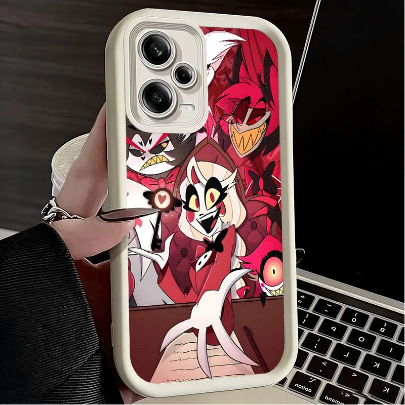 Hazbin Hotel Anime Soft Phone Case for Xiaomi Poco X7 X6 X5 Pro X4 Gt X3 F7 Ultra M8 M7 Redmi 15C 15 14C 13 13C 12 12C 10 10C
