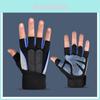 Workout Half Finger Gloves For Men With Polyester Fabric And Nonslip Design For Gym