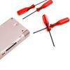 3 Piece 3.8mm 4.5mm 2.5mmY Precise Screwdriver Extraction Tool Set for Game Console Repairs and Cartridges Disassembly