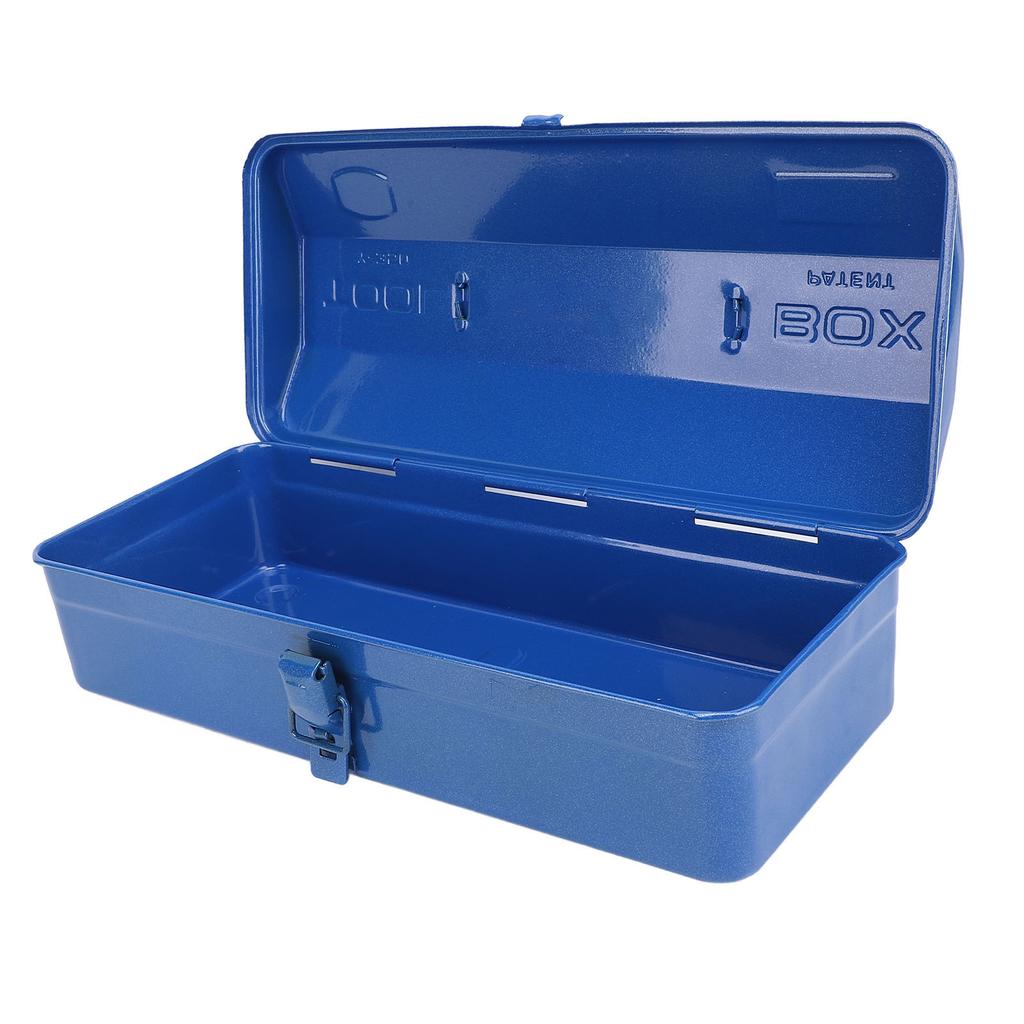 Blue Toolbox Metal Structure High Load Bearing Portable Tool Storage Organizer for Workshop Garage Car Job Site 350
