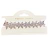 French Zircon Oval Cross Flower Clasp Bracelet - Retro Court Style, Light Luxury Jewelry