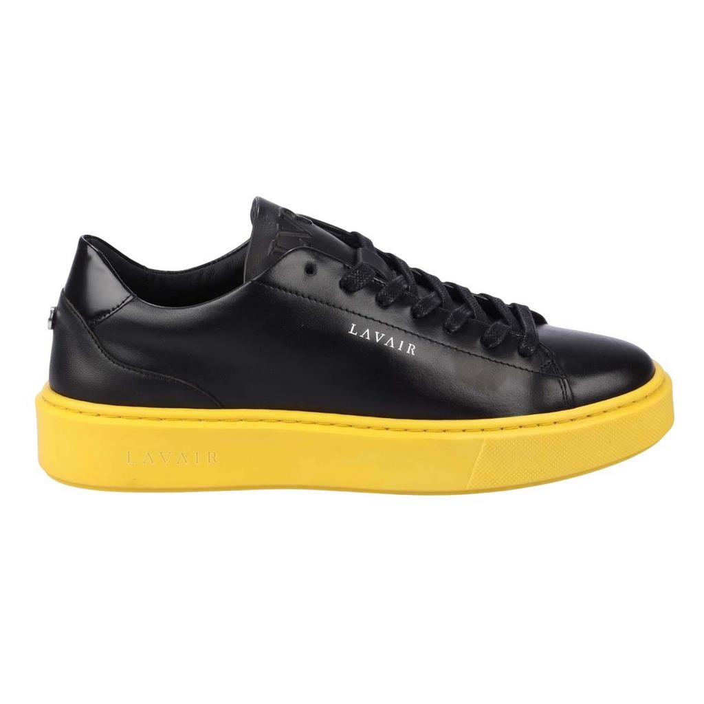 Lavair Mens Luna Logo Leather Trainers