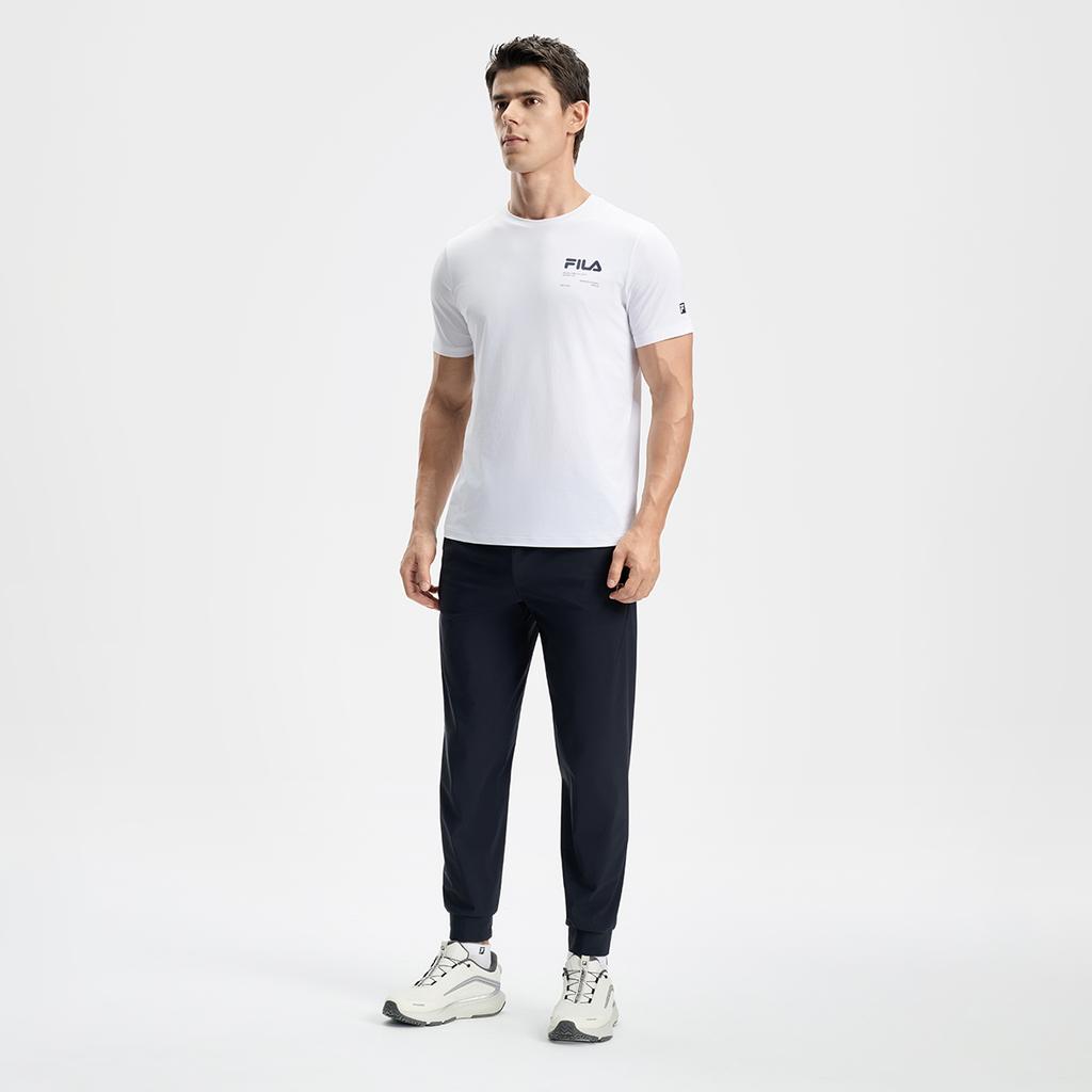 New FILA Athletics T Shirt Men's Jade White A11M431109FWT