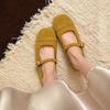 Shallow Single Shoes Women's Spring and Autumn Retro Gentle Fairy Mary Jane Women's Shoes Flat Bottom