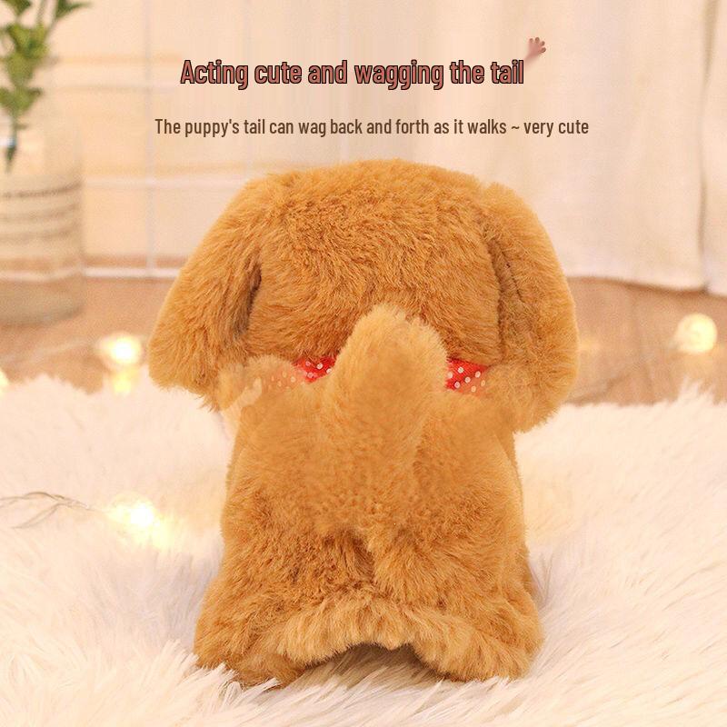 Electric Plush Pet: Jumping Sound Teddy Dog & Wagging Tail Husky