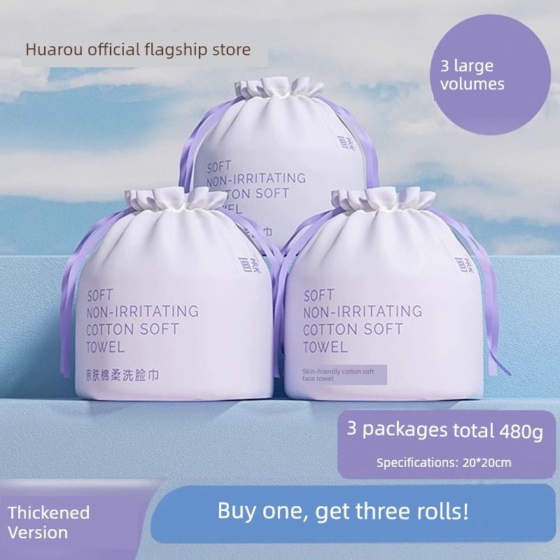 

For Home Affordable Wall-Mounted Beauty Salon Face Cloth [3 Rolls Trial Pack] Soft and Skin-Friendly