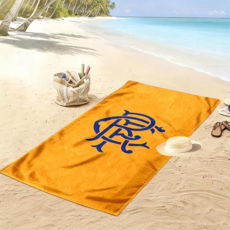 1pc Rangers FC Beach Towel, A Vibrant Beach Towel Suitable for Outdoor Activities, Camping, Hiking