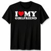 I Love My Girlfriend Unisex T Shirt Rounisextic Boyfriend Gift Couple Tee