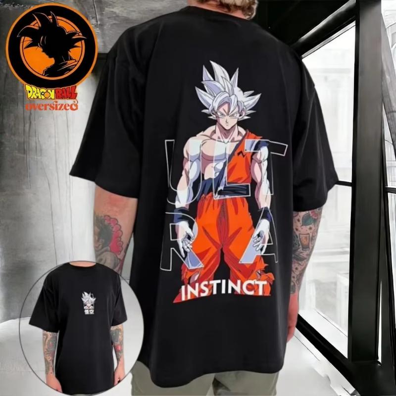 2026 Summer Dragon Ball Retro High Quality Cotton Mens Oversized Tshirt Son Gohan Printed Unisex Childrens Casual Shirt