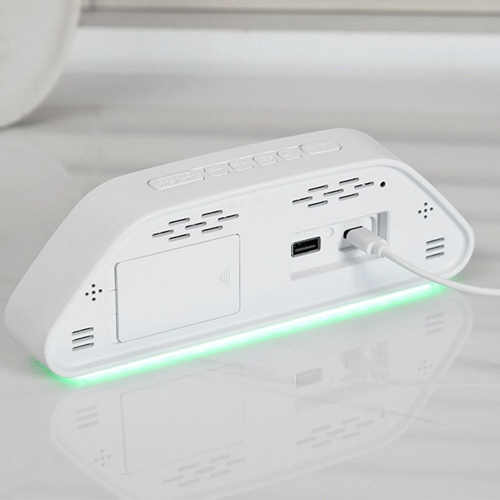 Temperature Display LED Alarm Clock Large Screen Electronic Clock Desk Clock  Living Room