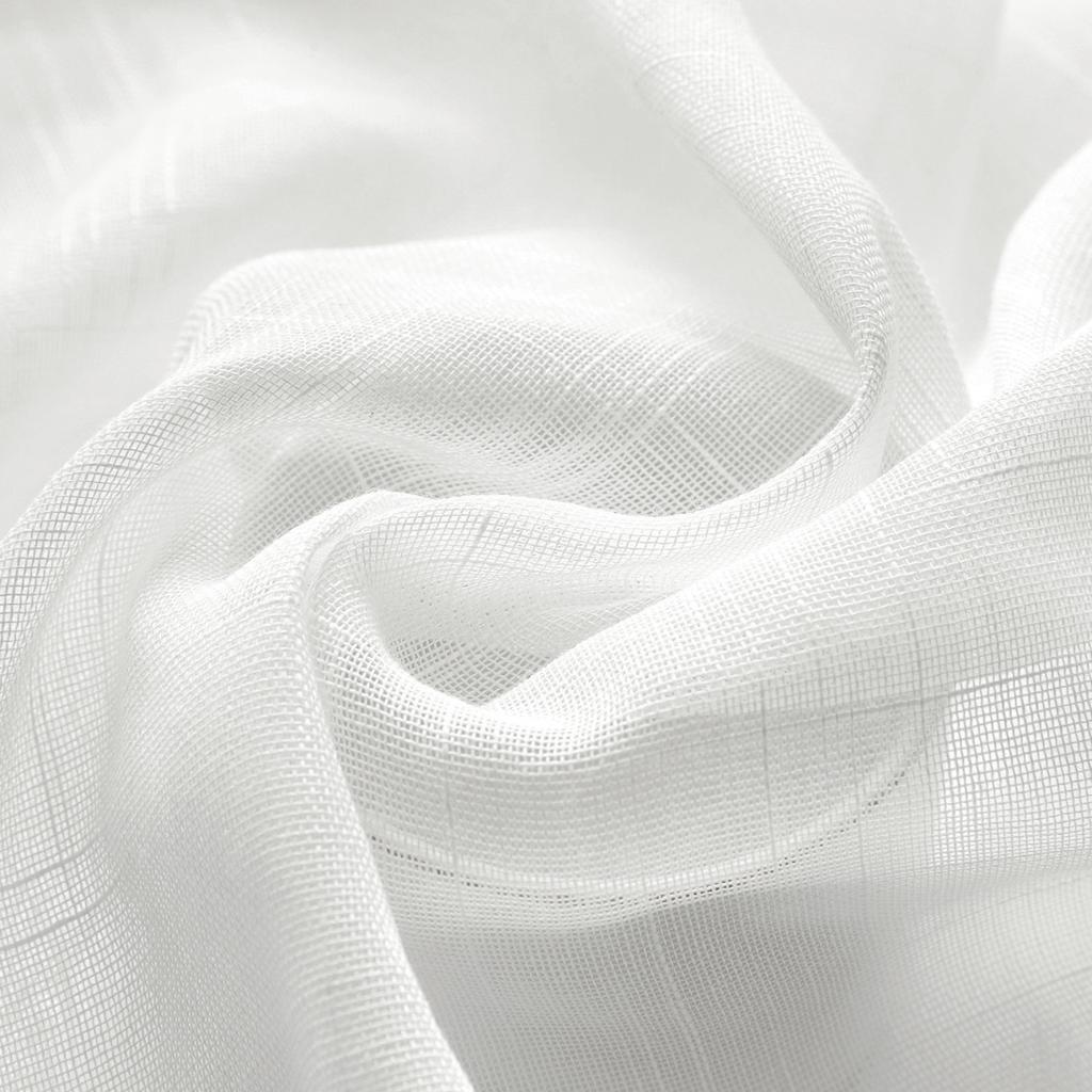 Tela de Janela Cinza de Bambu Cruzado Linho Poliéster para Varanda Acabada, Tela de Janela É Opaca