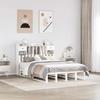 VidaXL Bunk Bed Frame Without Mattress White 160x200 Cm Solid Pine Wood 3323966