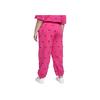 Nike X Jacquemus Co-Branded SS24 Solid Color Hollow-Out Thick Fleece Drawstring Knit Joggers Unisex Bottoms Watermelon-Red FJ3269-653