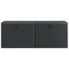 Wall Mounted TV Cabinet 78.5 X 31 X 30 Cm Black