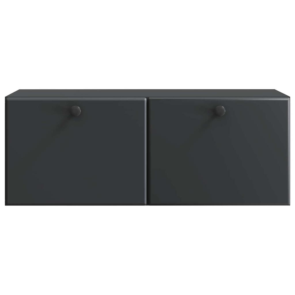 Wall Mounted TV Cabinet 78.5 X 31 X 30 Cm Black
