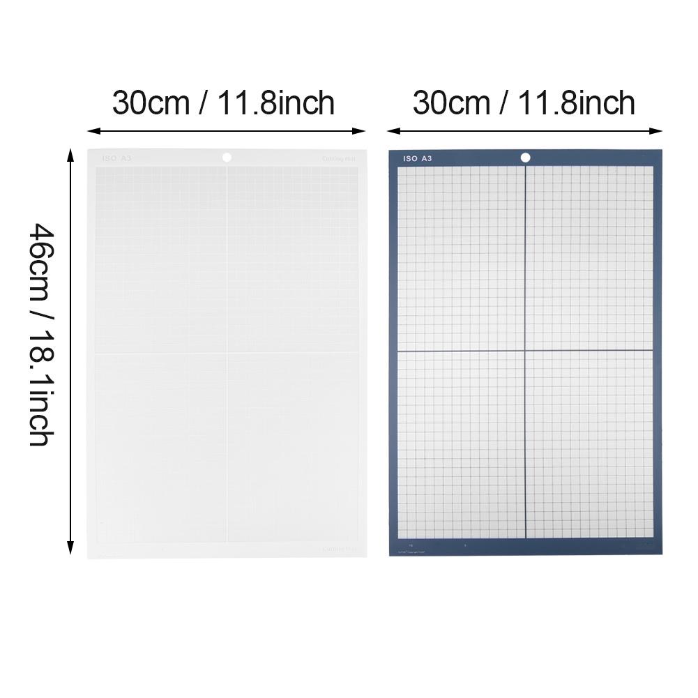18" X 12" Non Slip Cutting Mat Cut Pad Board for Cutter Plotter White