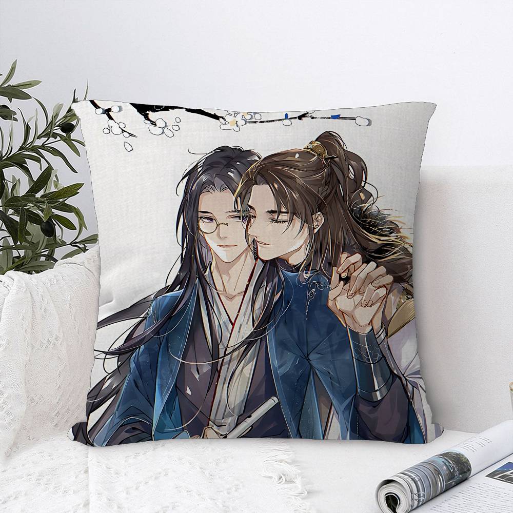 Priest Anime Sha Po Lang Maple Design Cushion Cover Happy Autumn Harvest Decor Holiday Decorati Pillow Cover