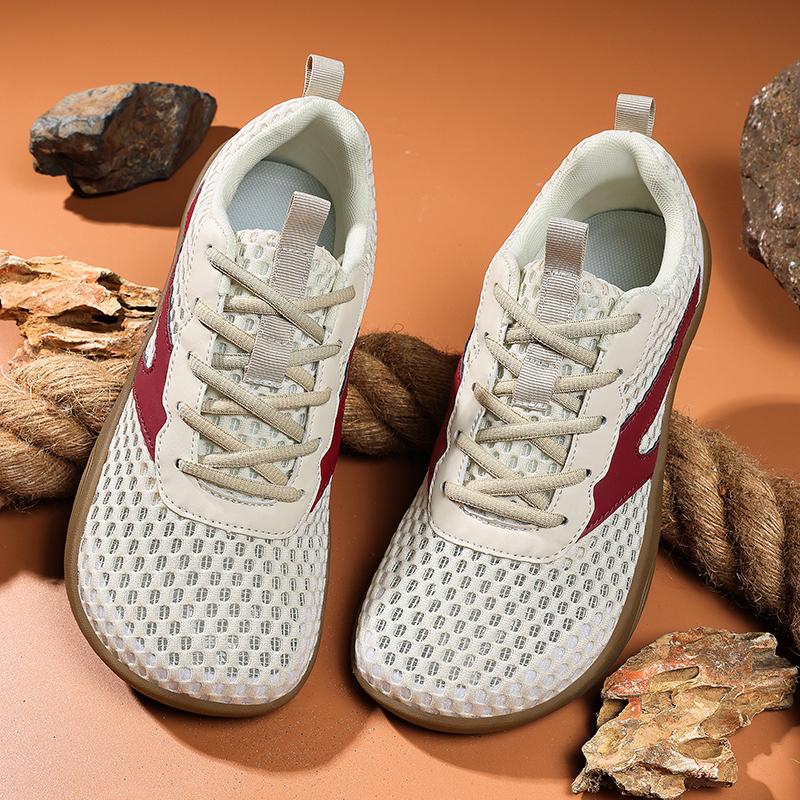 Men Breathable Mesh Sneakers Wide Toe Box Cross-training Shoes Zero Drop Minimalist Casual Shoes Plus Size 39-48