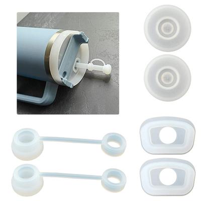 2 Set Tasse Stroh Abdeckung Leck Stopper Spill Protector Lebensmittel Grade Staub-proof Transparent Auto Tumbler Stroh Spitze Stecker Topper hause Liefert