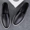 Fashion Genuine Leather Mens Shoes Luxury Brand Man Loafers Dress Moccasins Breathable Slip On Flats Driving Shoes Comfy Business Shoes