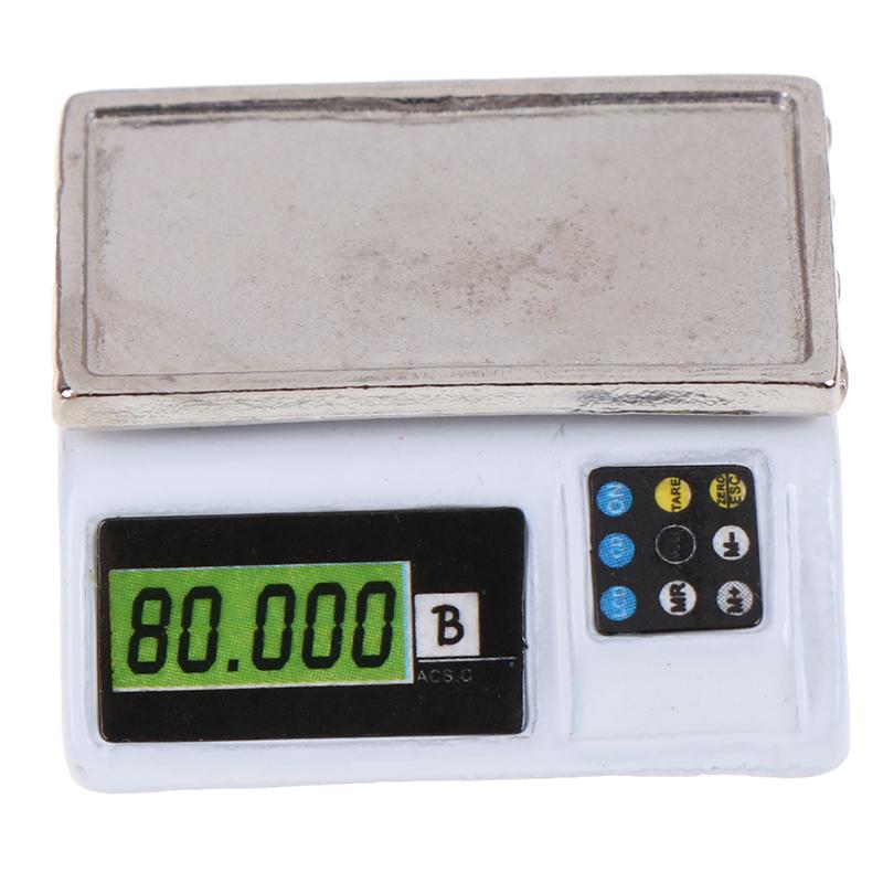 1:12 Dollhouse Miniature Electronic Scale Play Doll House Accessories Toy