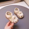 Girls Princess Hollow Toddler Shoes Summer 2025 New Baby Girl Toddler Anti-kick Sandals Children Beach Shoes
