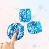 Cubetti di Ghiaccio Fiocco di Neve Squishy, Lento Ritorno, Giocattolo Sensoriale Fidget, Cubetti di Ghiaccio Morbidi, Sollievo dallo Stress, Giocattolo da Spremere, Esercizio per le Mani, Strumento Calmante