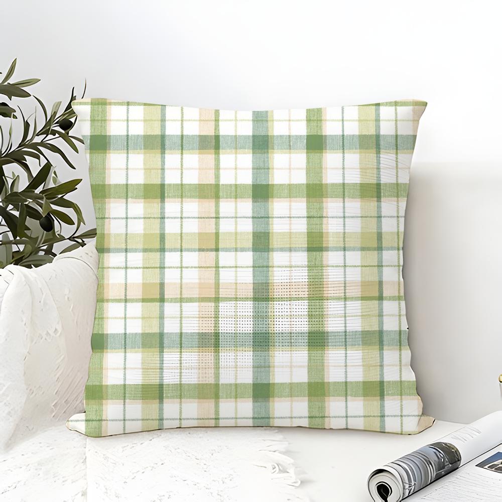 

Classic Retro Checkered Pattern Pillow Case linen pillow case sofa home decor cushion cover cushion cove 30X30cm