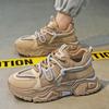 Summer fashion platform sports casual shoes men's shoes dad shoes C black, khaki