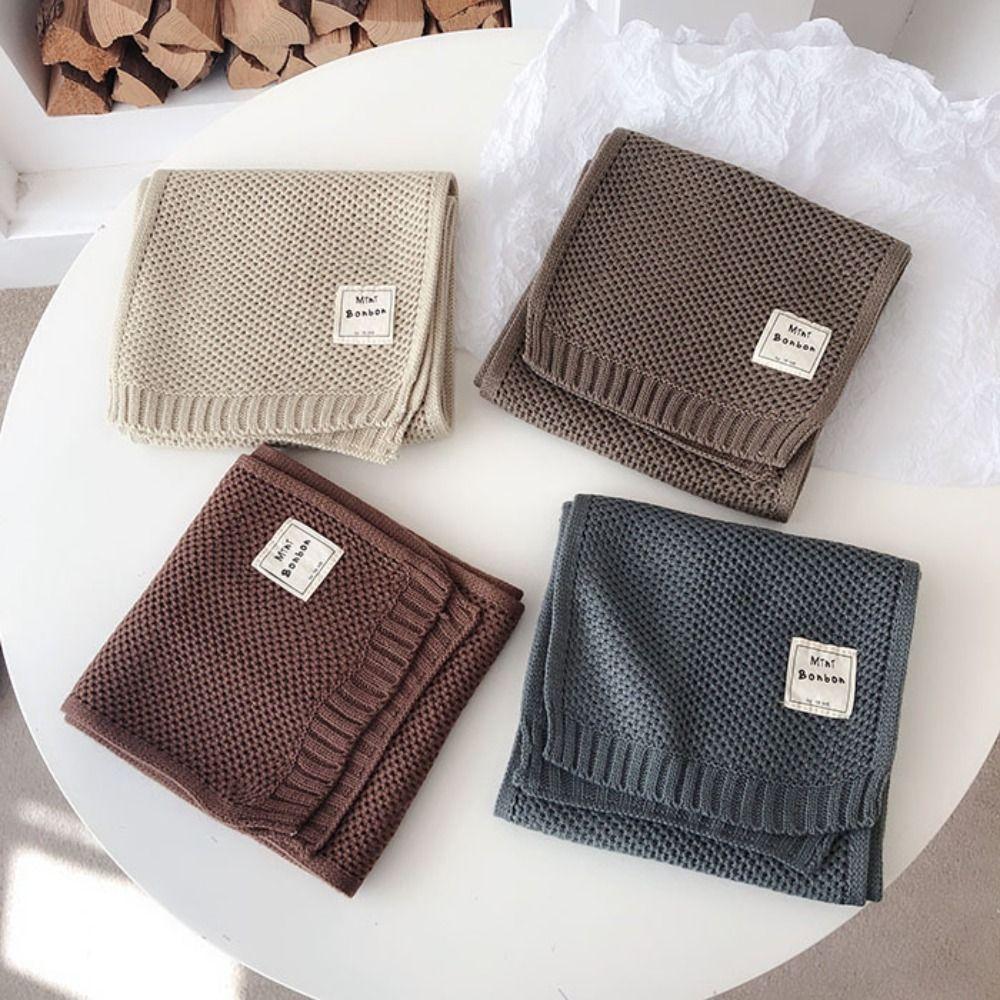 Autumn Winter Children Knitted Scarf Korean Style Wool Knitting Scarves Boys Girls Scarf  Gifts