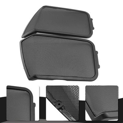 Accessoires de Moto Noir Mat Grille de Haut-parleur pour Couvercle de Sacoche 6x9" Pour Harley CVO Road Glide Street Glide FLHX FLTRX 1994-2013