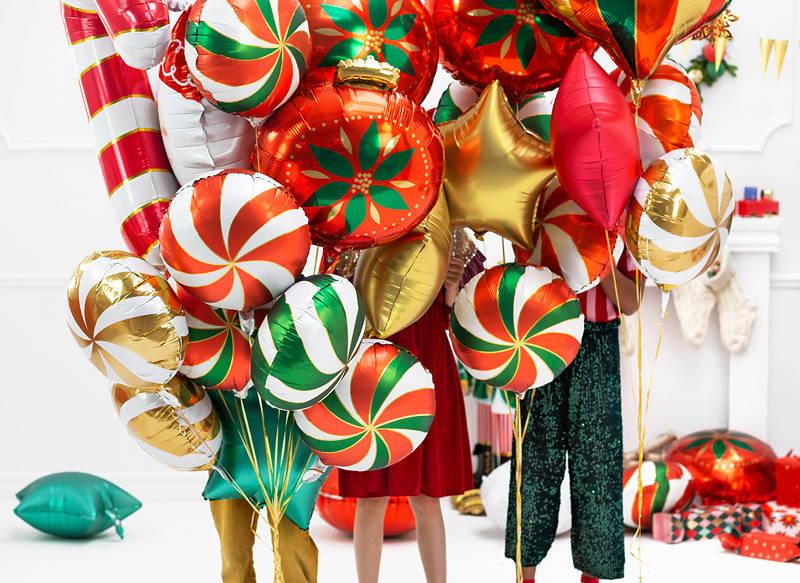 Candy Foil Balloon, 35Cm, Red
